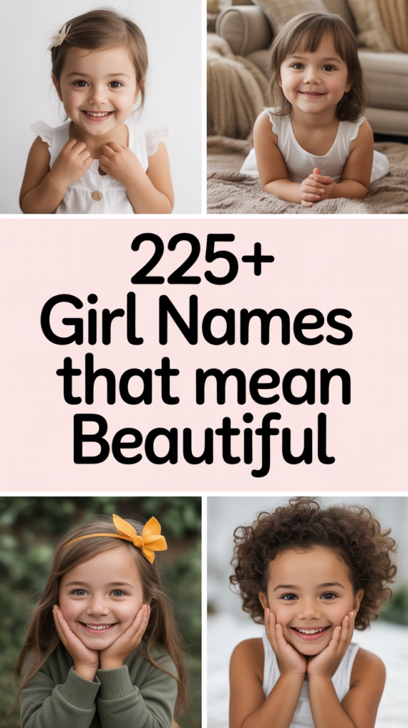 Girl Names That Mean Beautiful 
