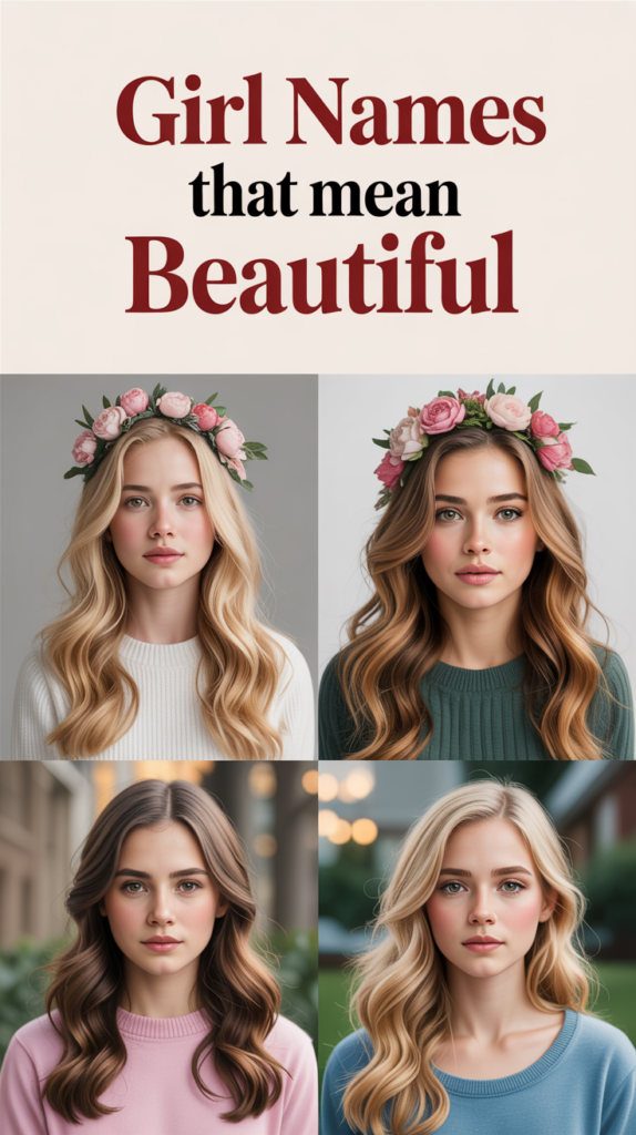 Girl Names That Mean Beautiful