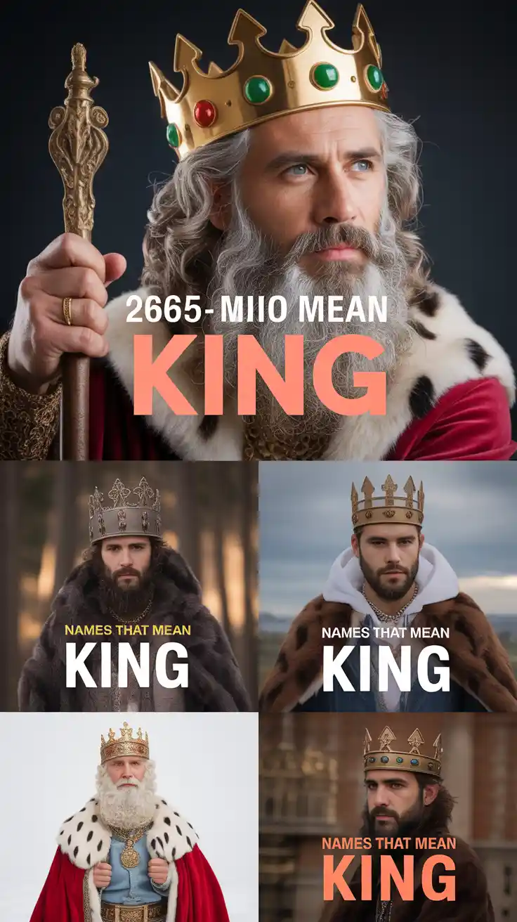 Names That Mean King