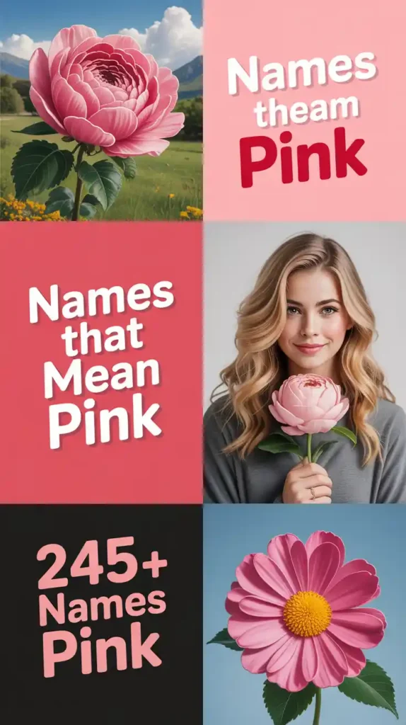 Names That Mean Pink 