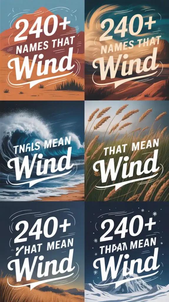 Names That Mean Wind 