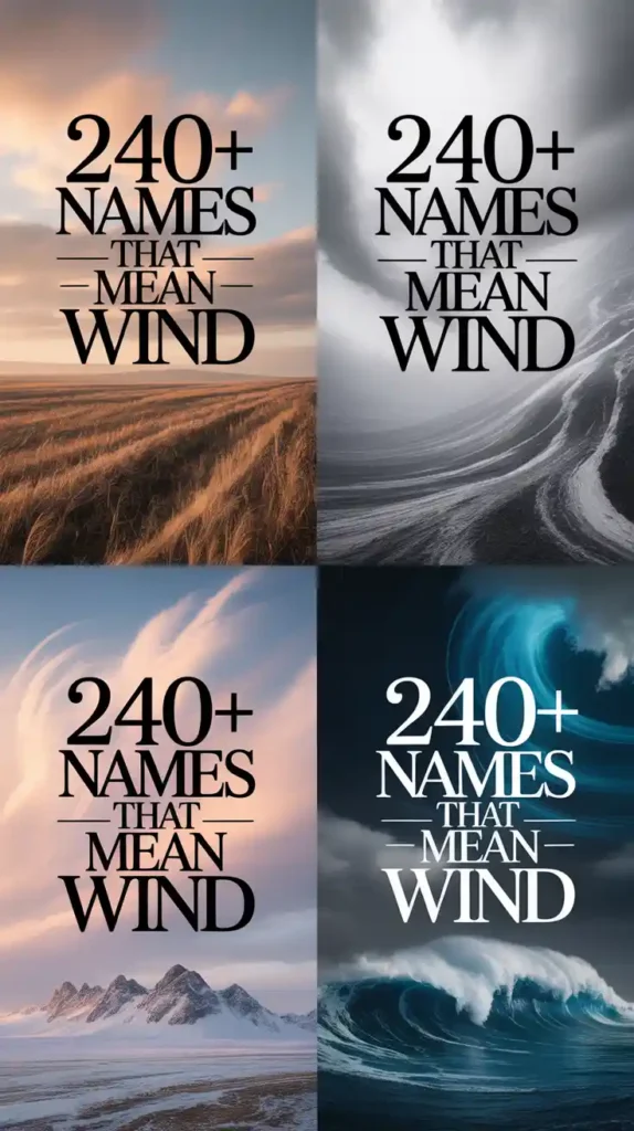 Names That Mean Wind 