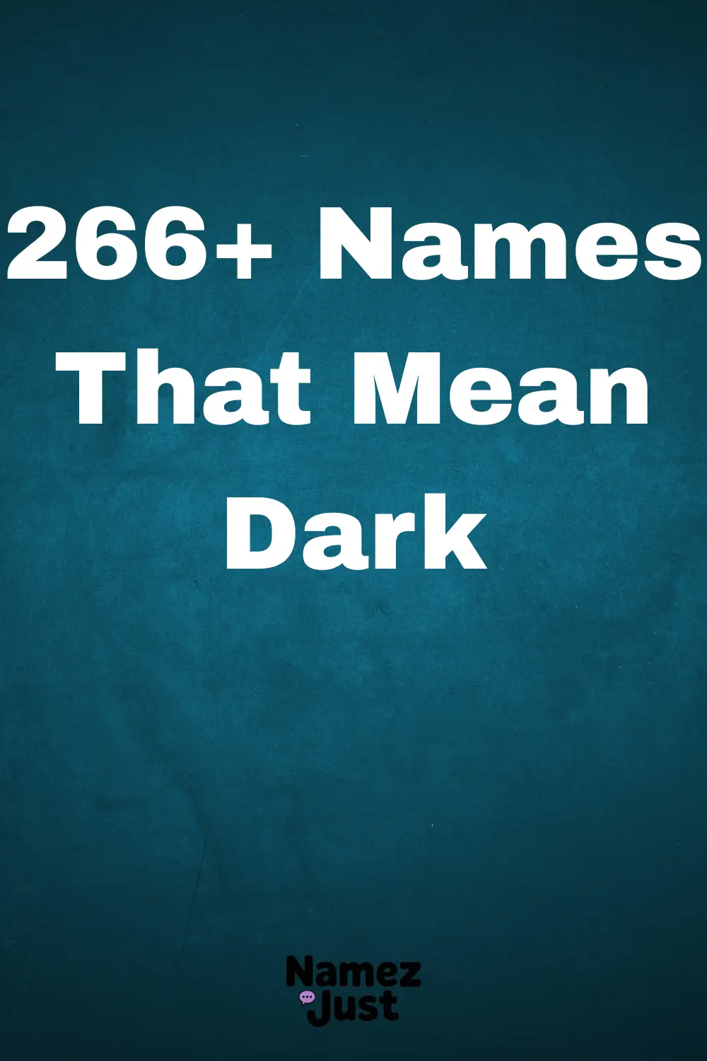 names-that-mean-dark