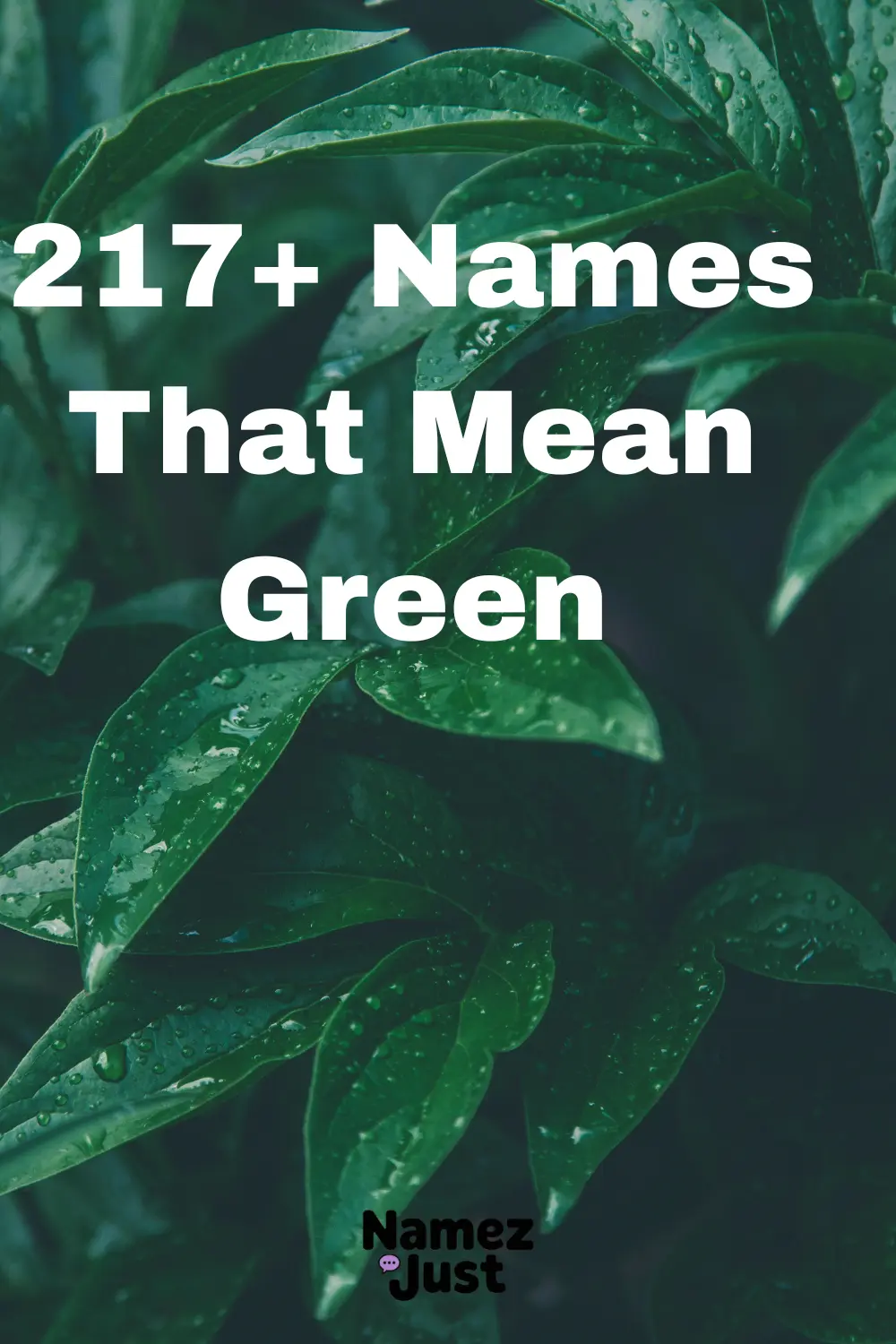 names-that-mean-green