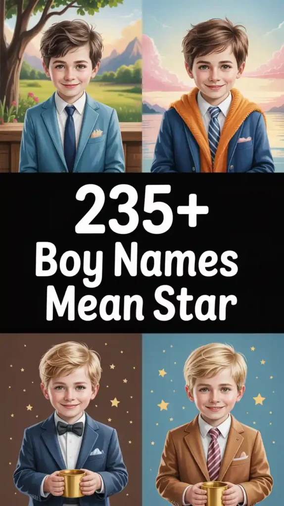 Boy Names That Mean Star