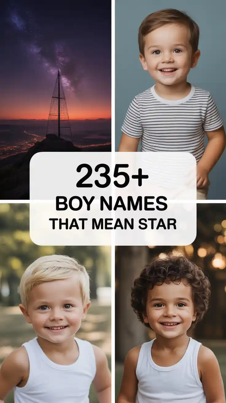 Boy Names That Mean Star
