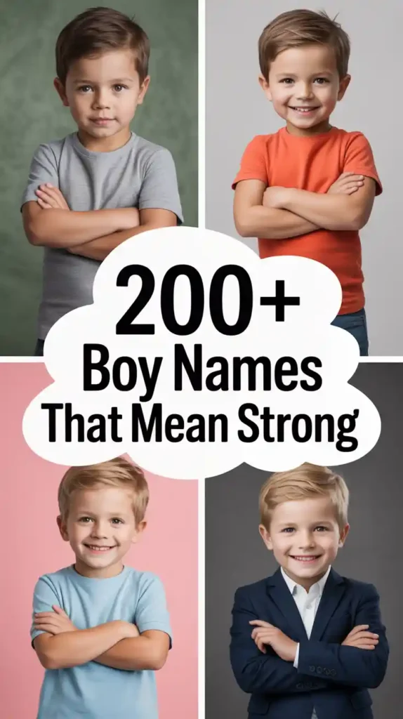 Boy Names That Mean Strong