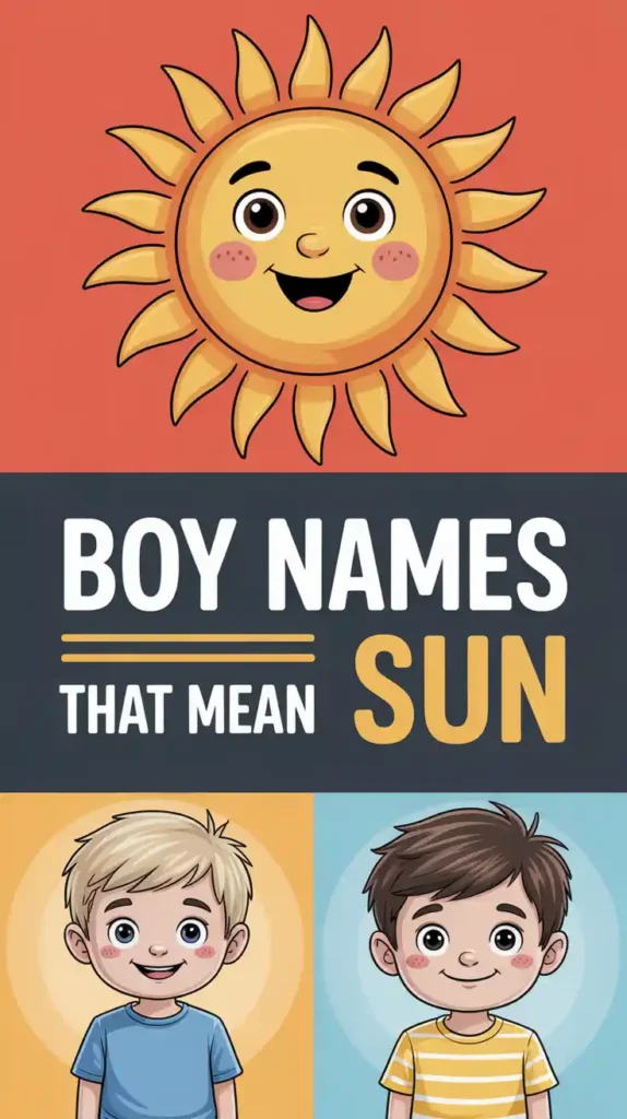 Boy Names That Mean Sun