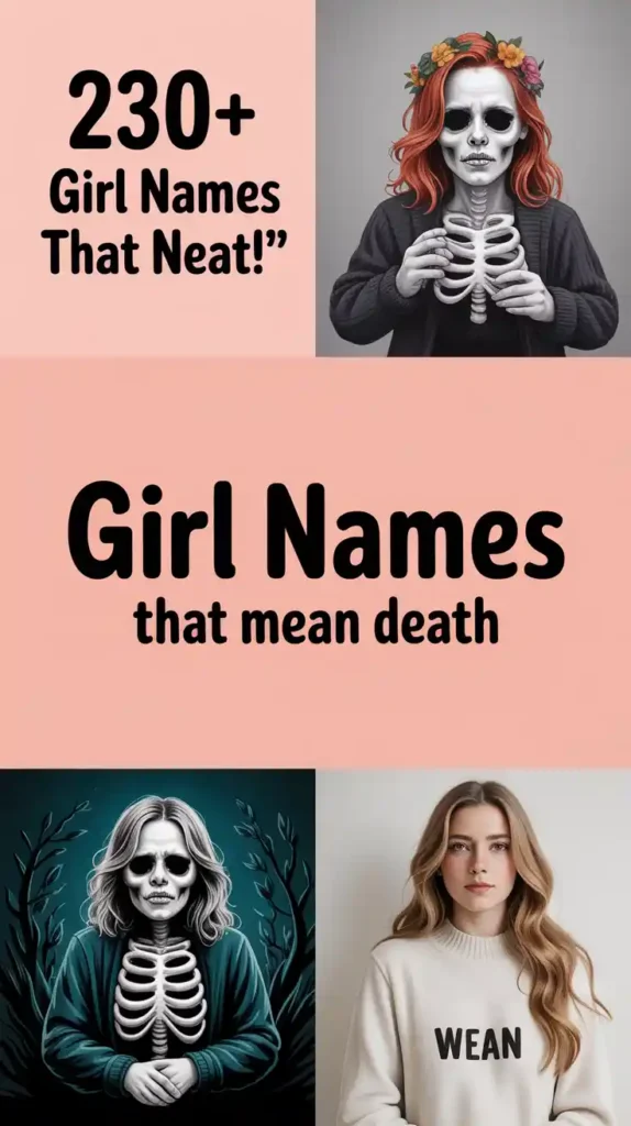 Girl Names That Mean Death