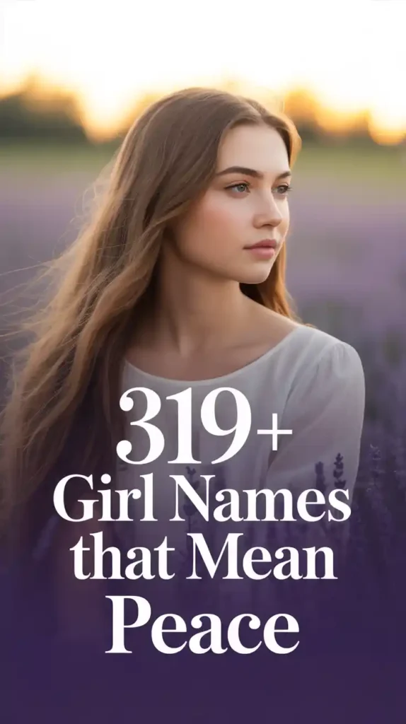 Girl Names That Mean Peace