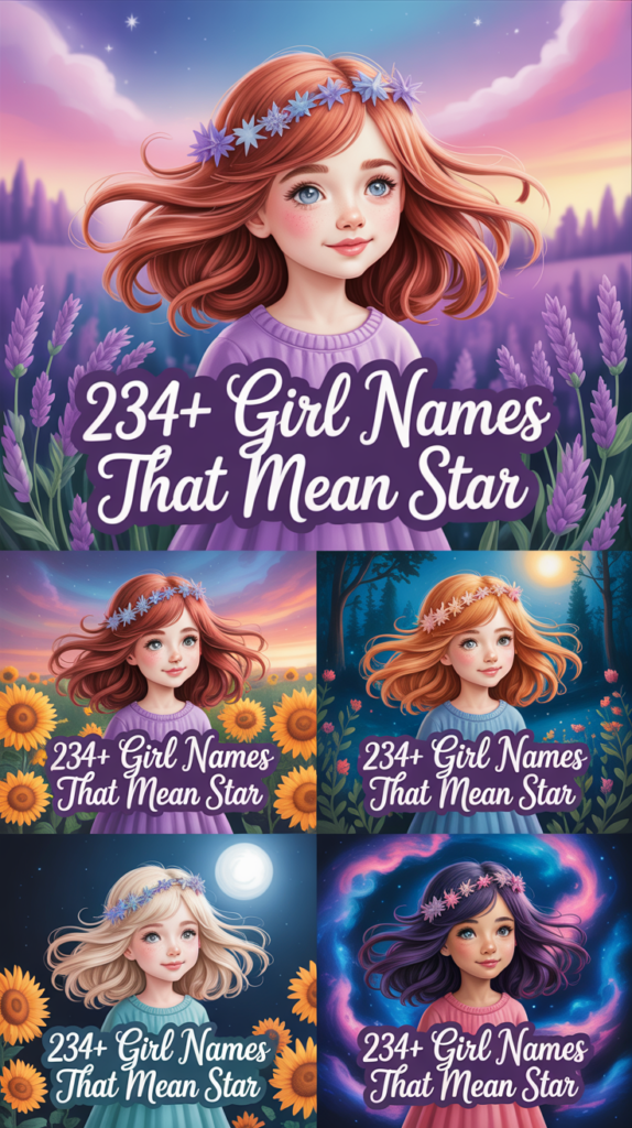Girl Names That Mean Star