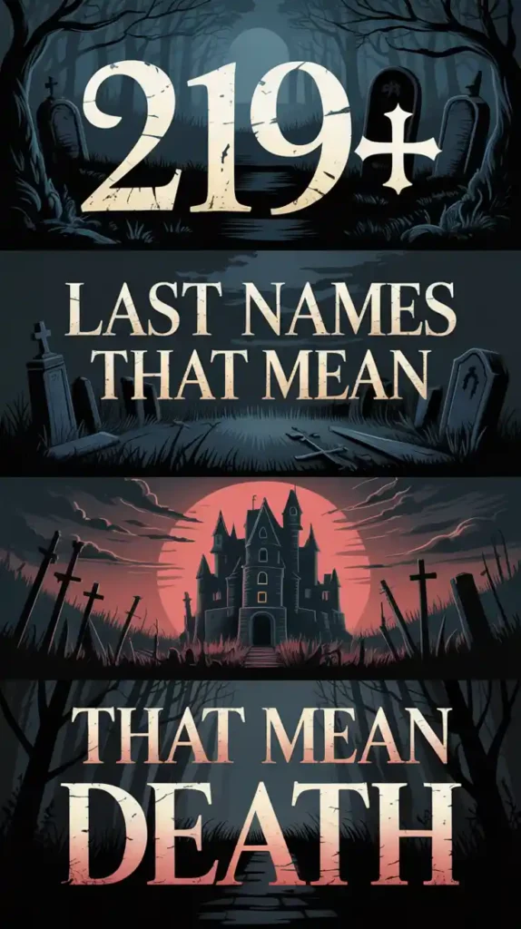 Last Names That Mean Death
