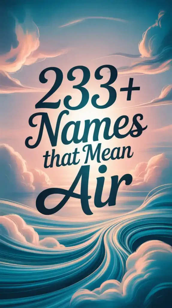 Names That Mean Air