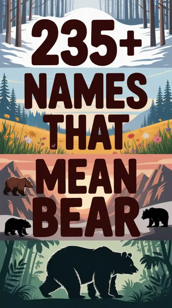 Names That Mean Bear