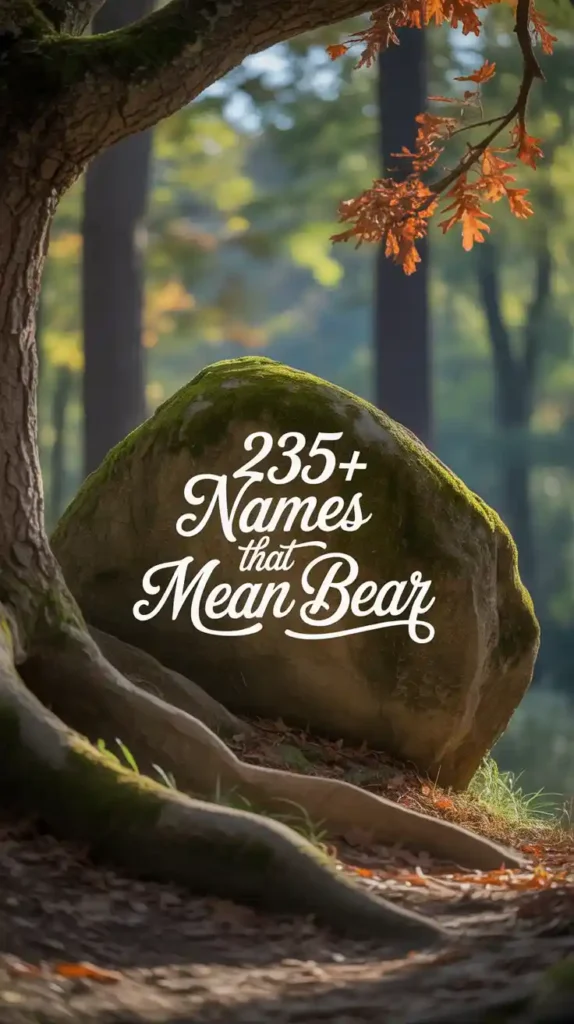 Names That Mean Bear