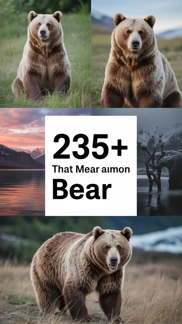 Names That Mean Bear