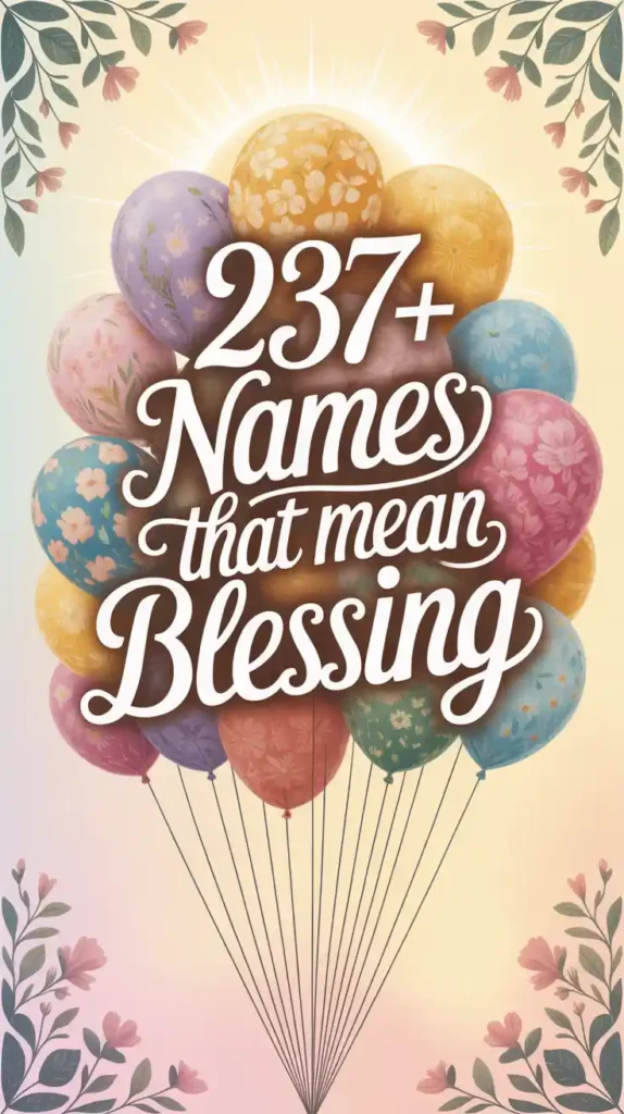 Names That Mean Blessing