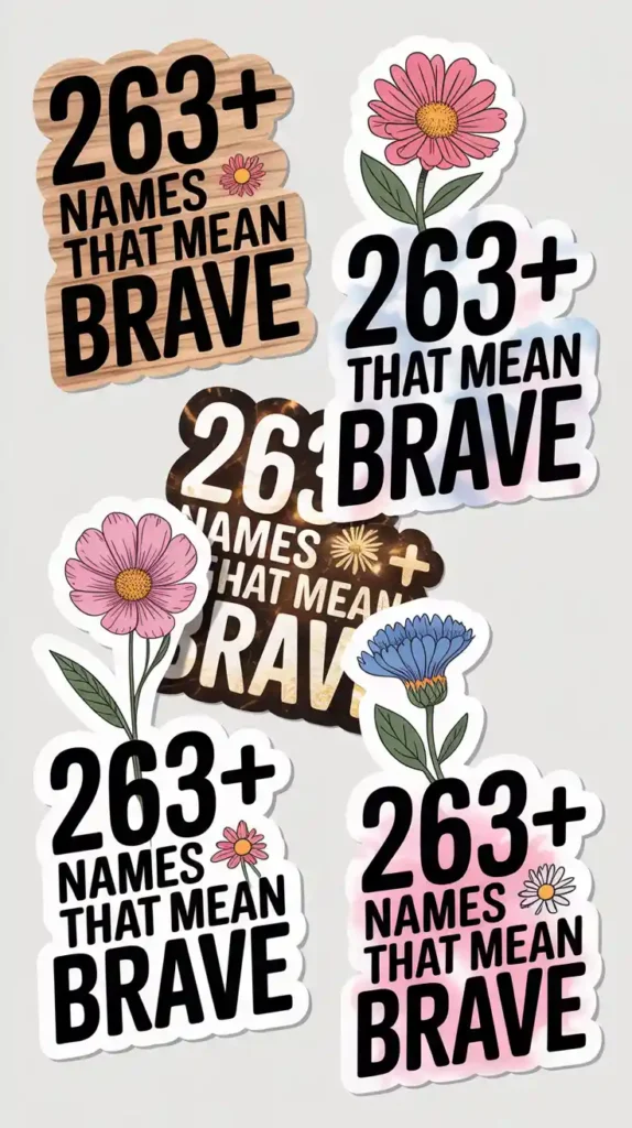 Names That Mean Brave