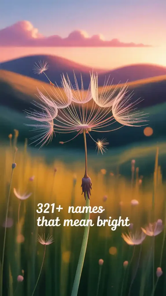 Names That Mean Bright