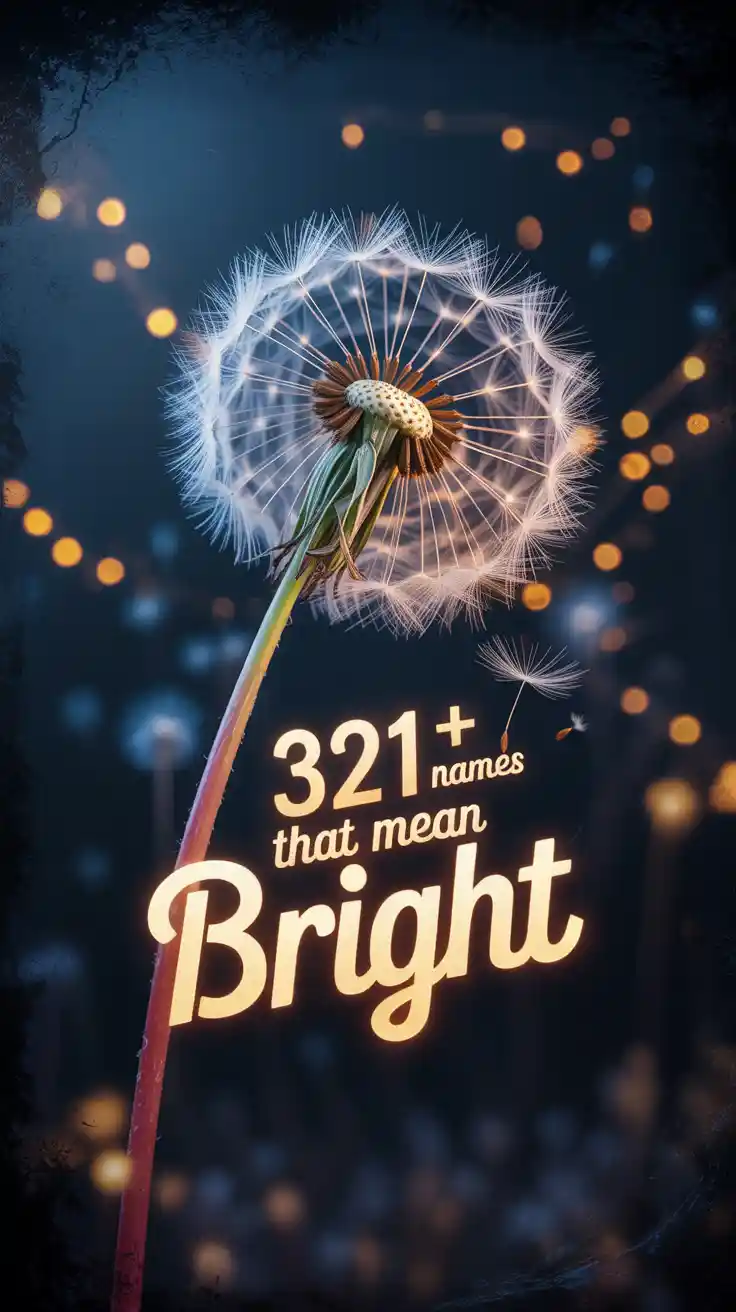 Names That Mean Bright