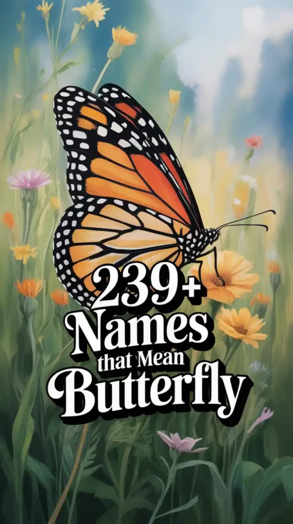 Names That Mean Butterfly