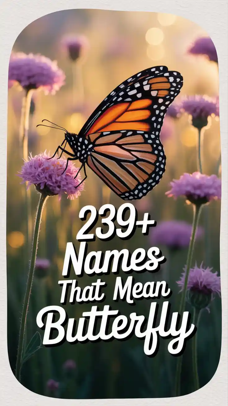 Names That Mean Butterfly