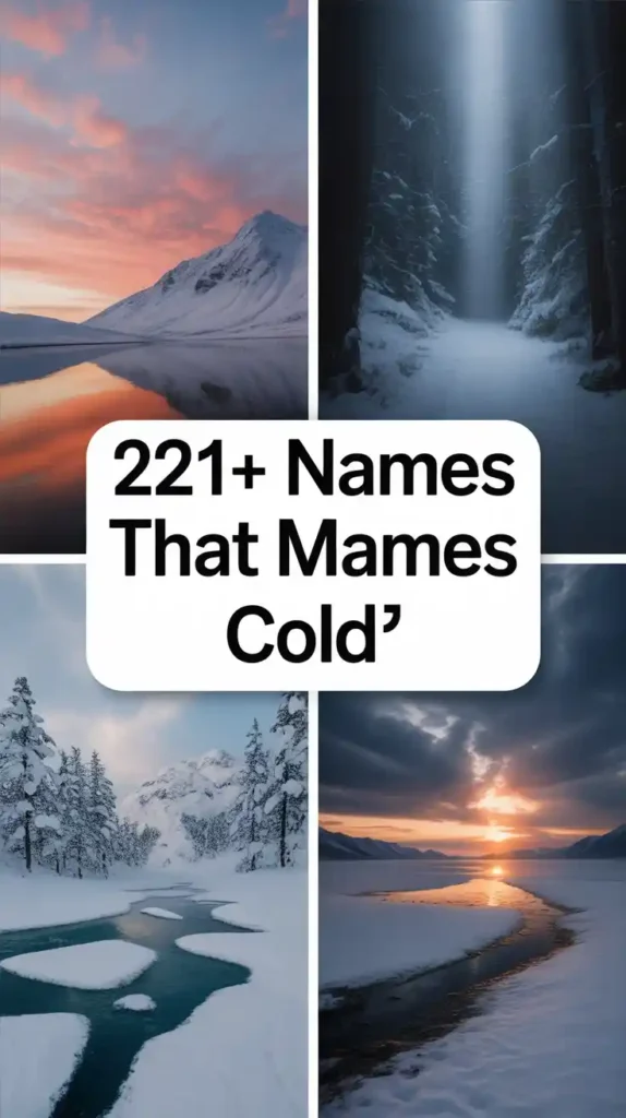 Names That Mean Cold