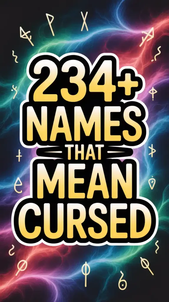 Names That Mean Cursed