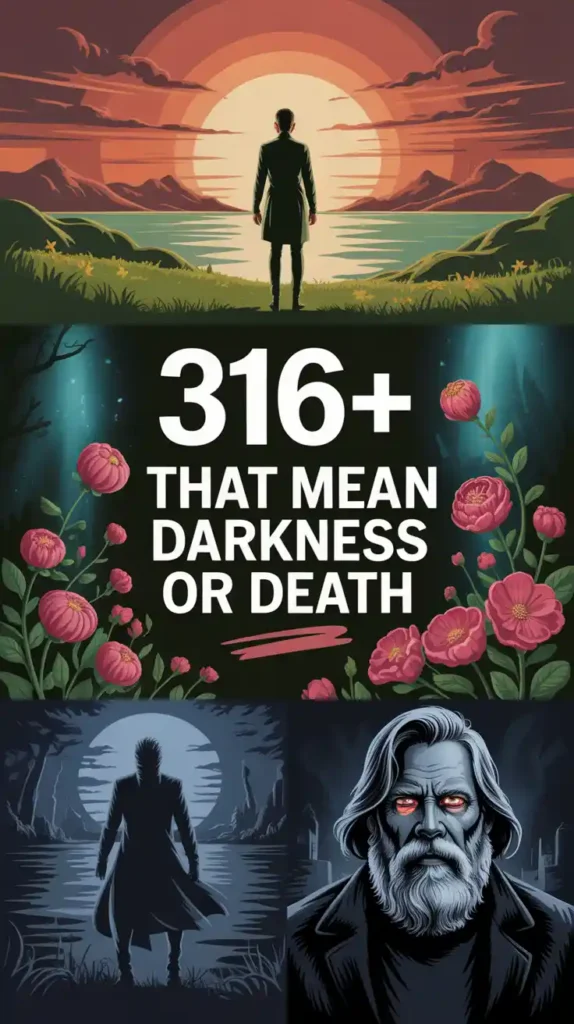 Names That Mean Darkness or Death