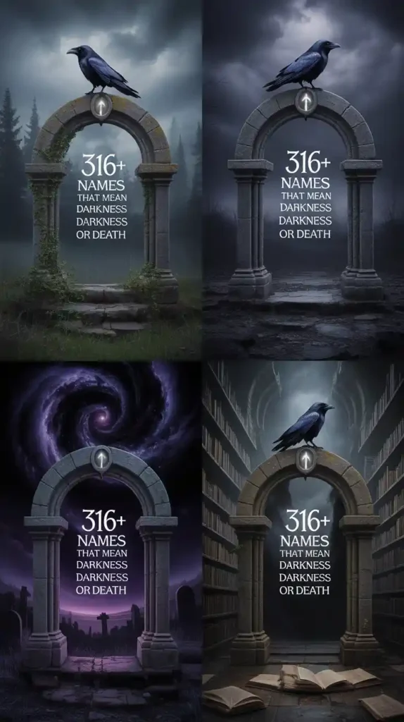 Names That Mean Darkness or Death