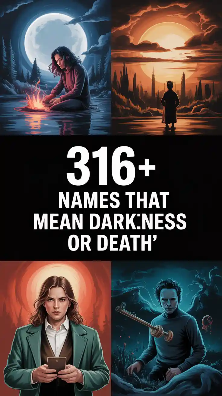 Names That Mean Darkness or Death