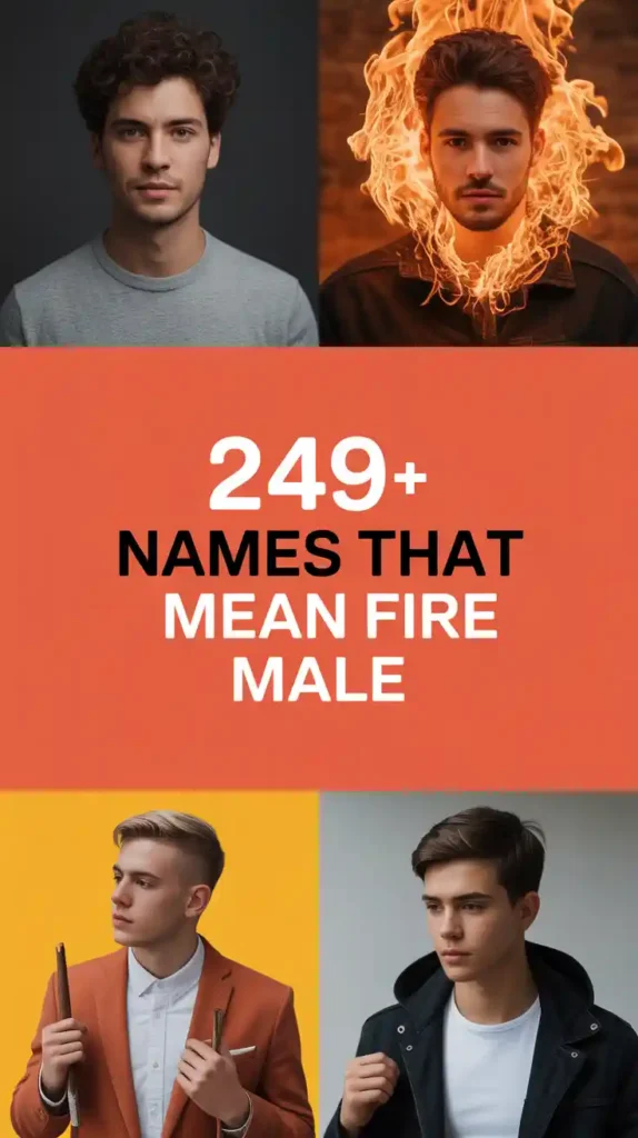 Names That Mean Fire Male