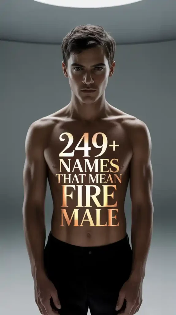 Names That Mean Fire Male