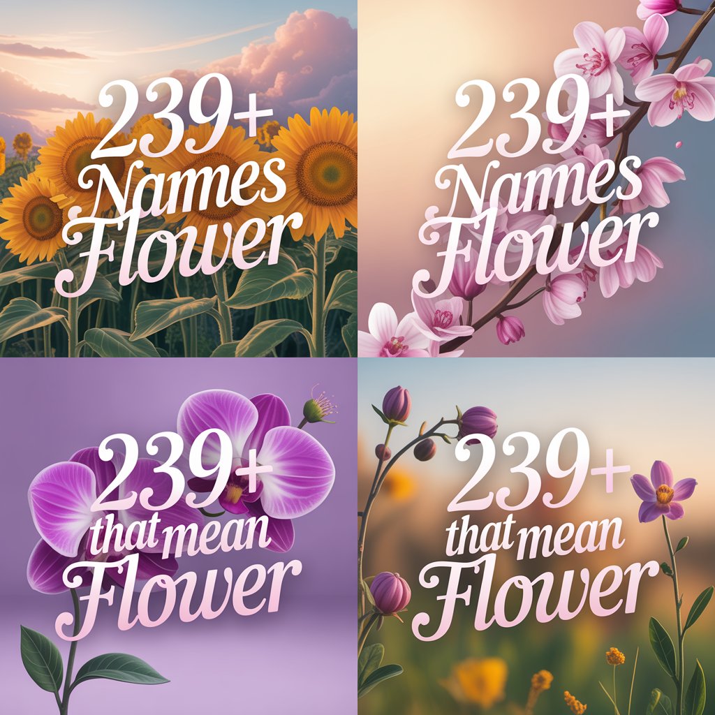 Names That Mean Flower