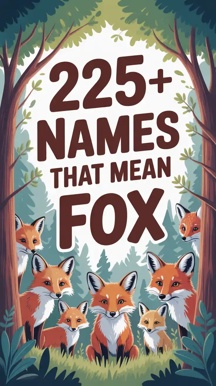 Names That Mean Fox