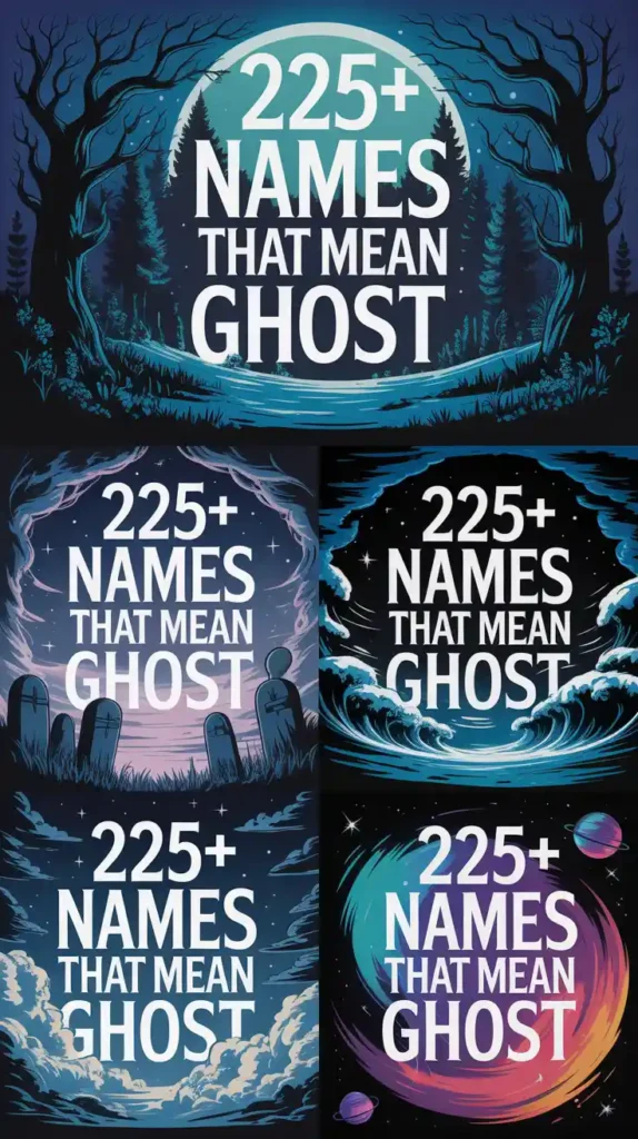 Names That Mean Ghost