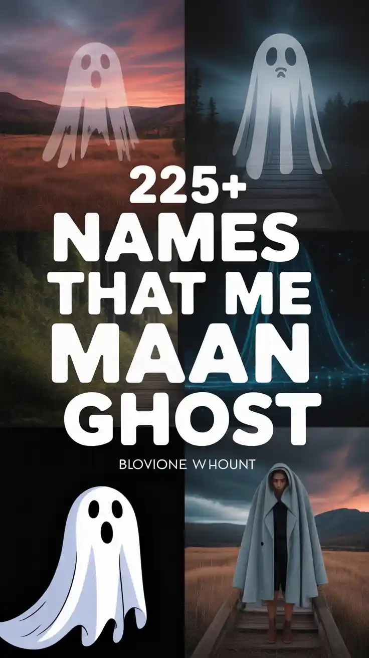 Names That Mean Ghost