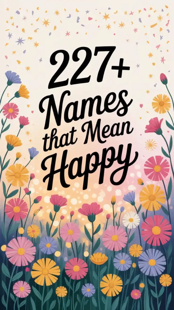 Names That Mean Happy