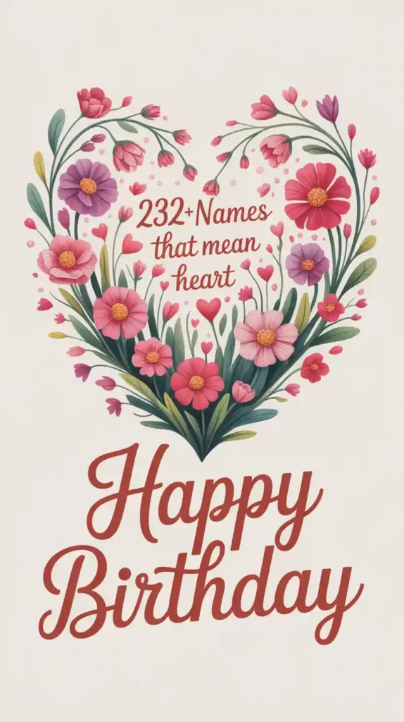 Names That Mean Heart