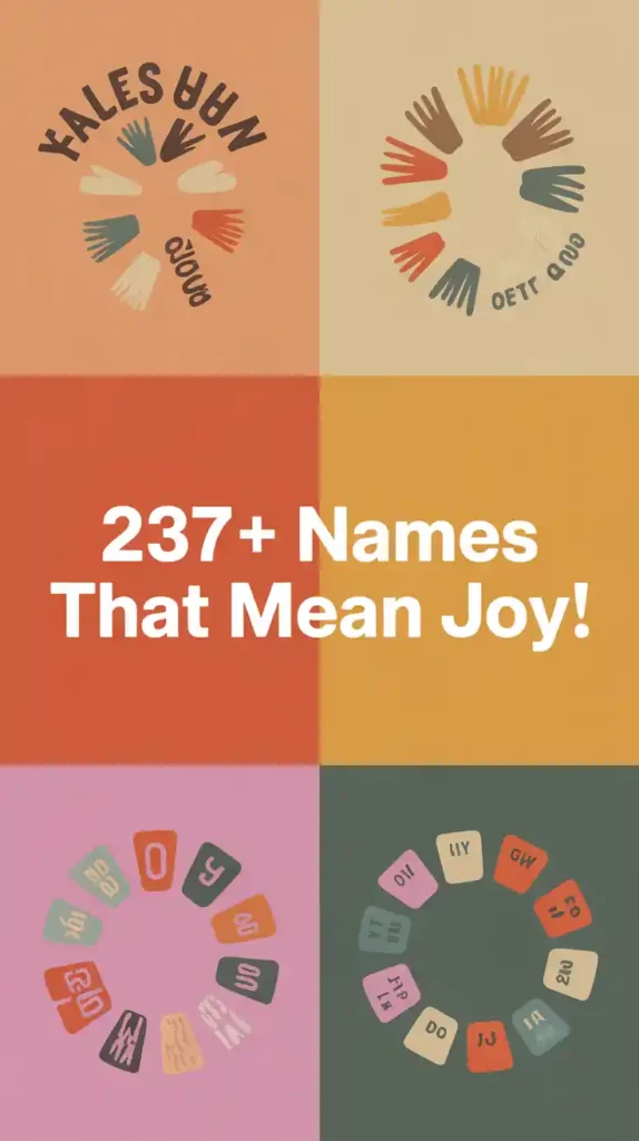 Names That Mean Joy