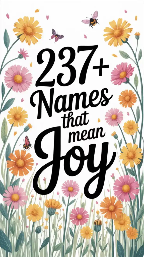 Names That Mean Joy