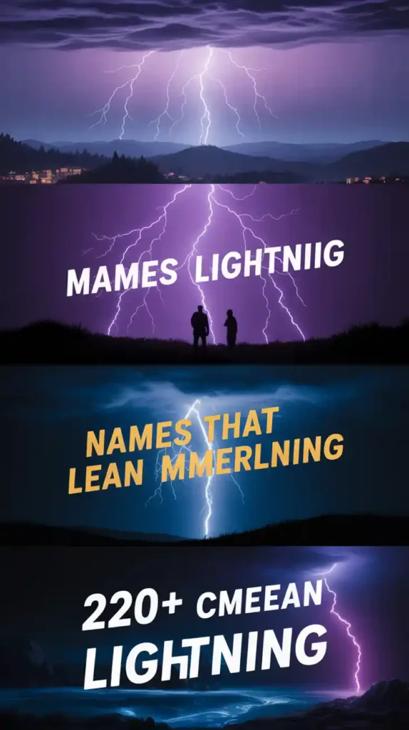 Names That Mean Lightning