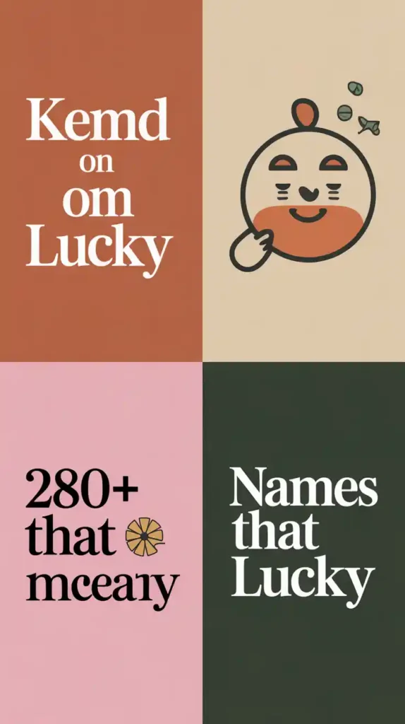 Names That Mean Lucky
