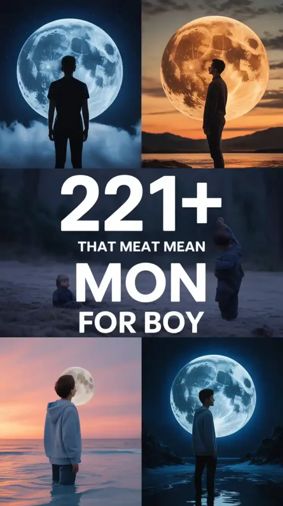 Names That Mean Moon for Boy