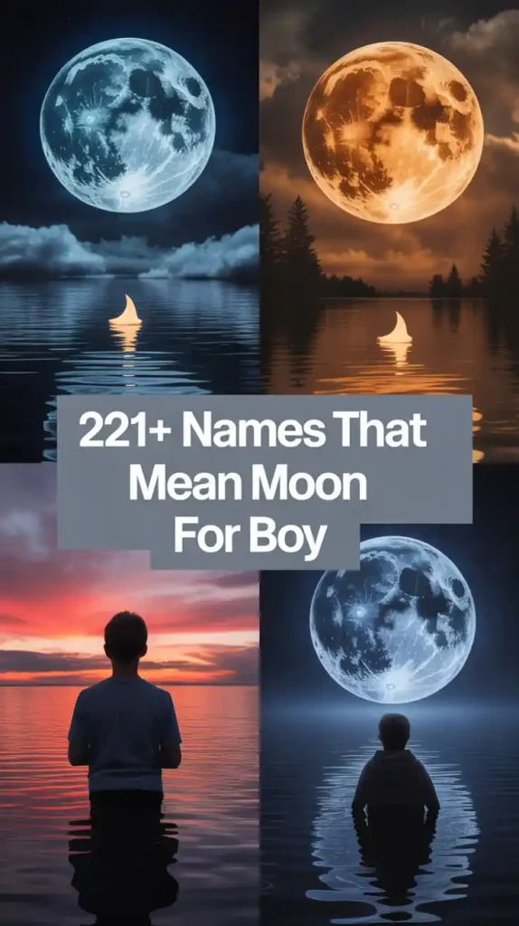 Names That Mean Moon for Boy