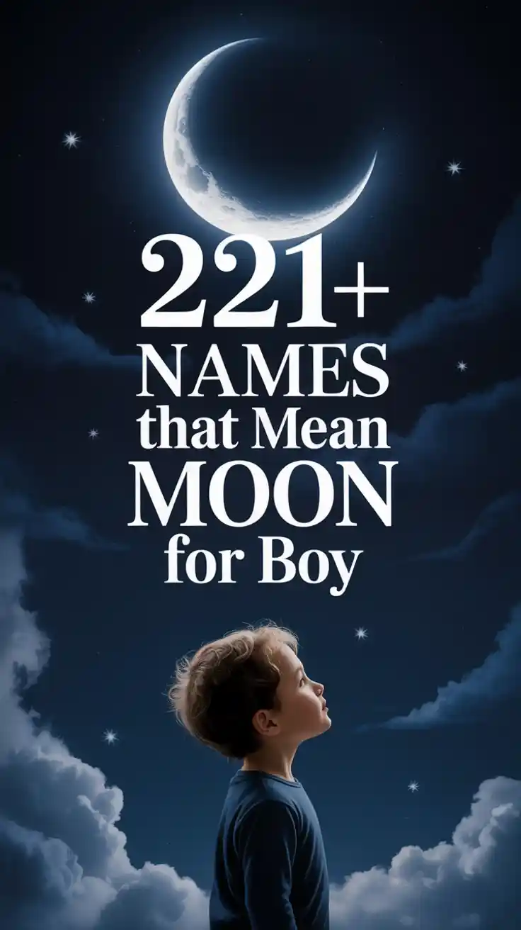 Names That Mean Moon for Boy