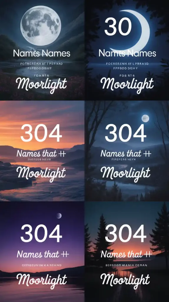 Names That Mean Moonlight