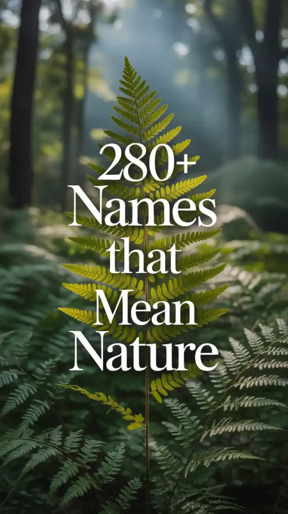Names That Mean Nature