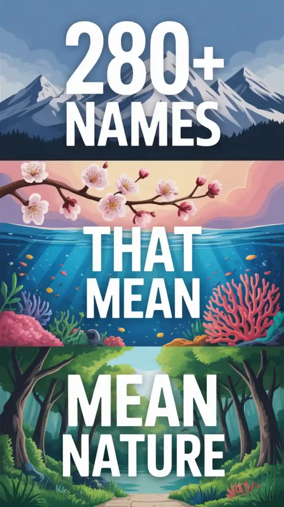 Names That Mean Nature