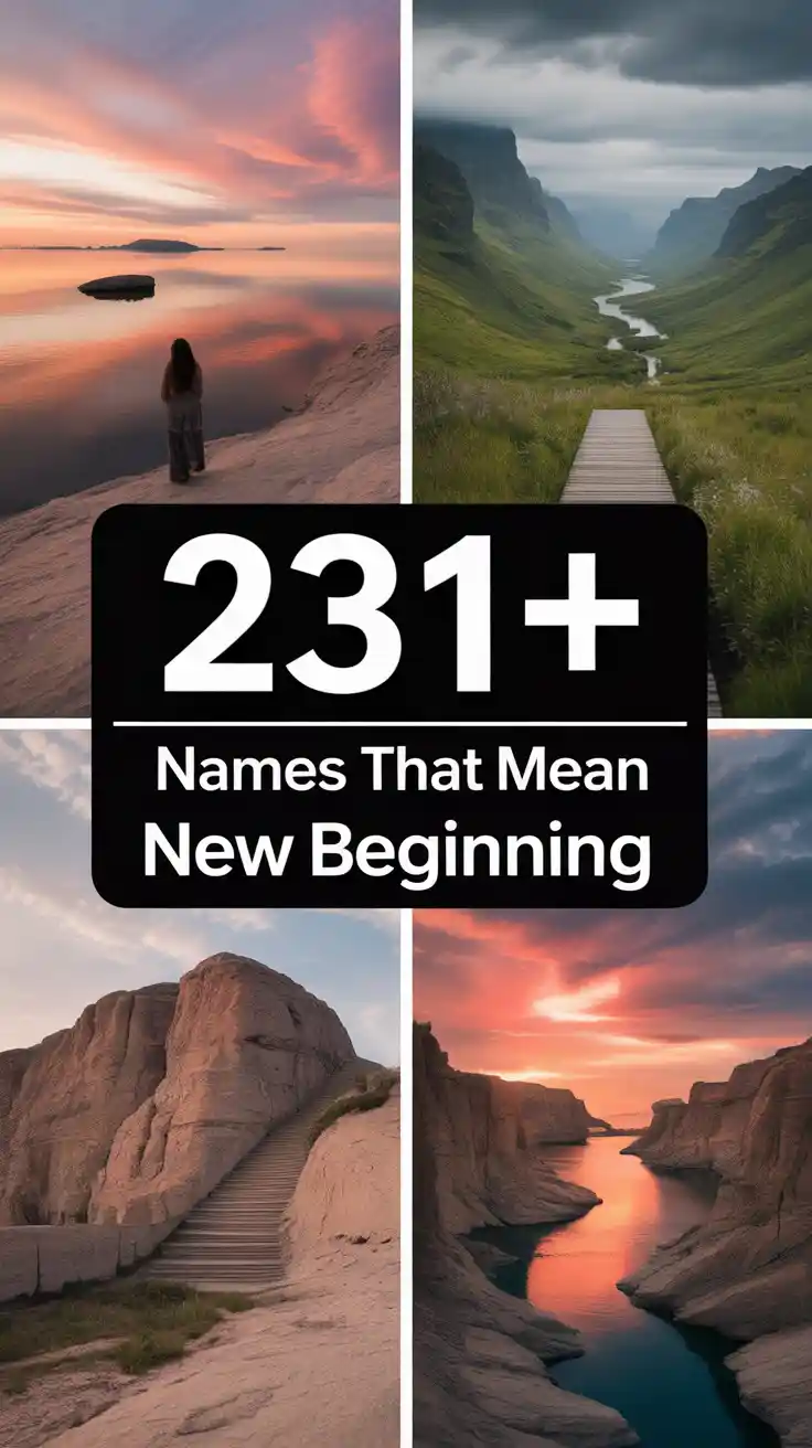 Names That Mean New Beginning